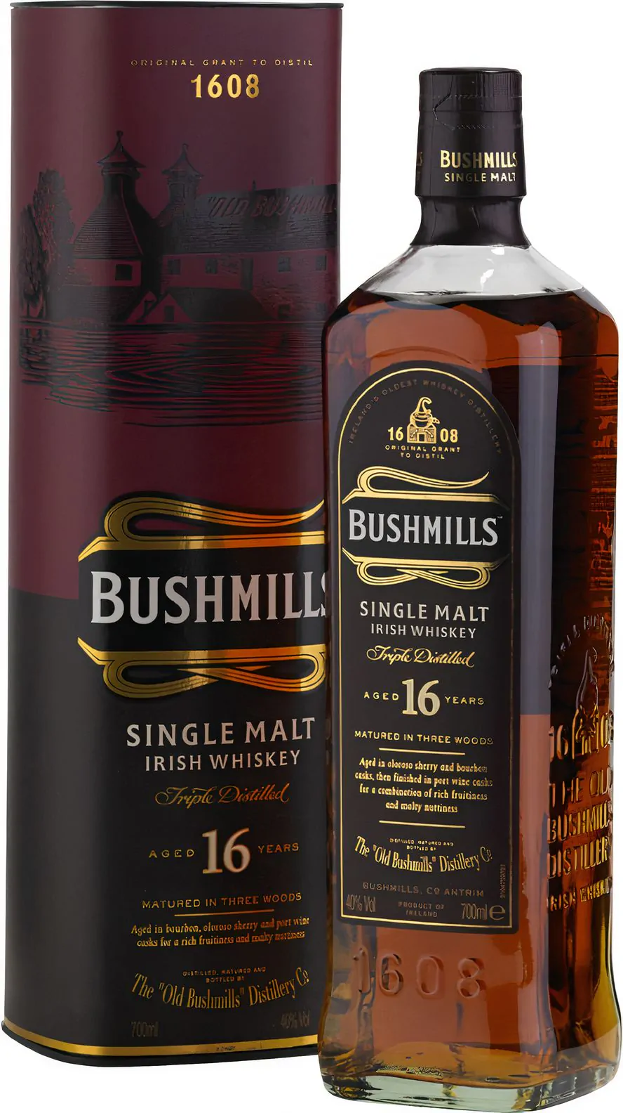 ブッシュミルズ　16年　シングルモルト　アイリッシュウィスキー / Bushmills 16 Year Old Single Malt Irish  Whisky